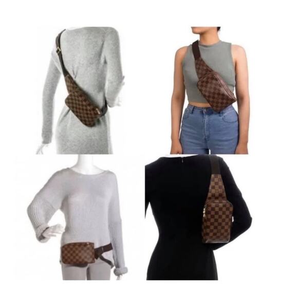 Authentic Louis Vuitton Damier Ebene Geronimos Bum Bag - Picture 2 of 15